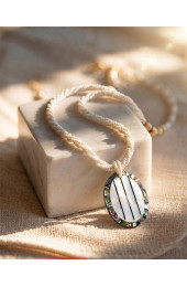 Bali Handmade Wood Necklace